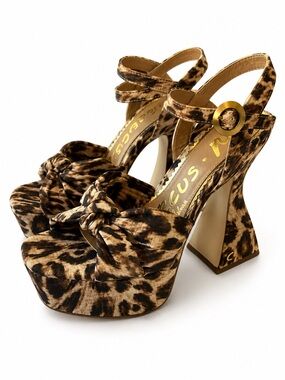 Circus NY Sam Edelman Audrea Leopard Platform Heels Size 8.5 NWOB